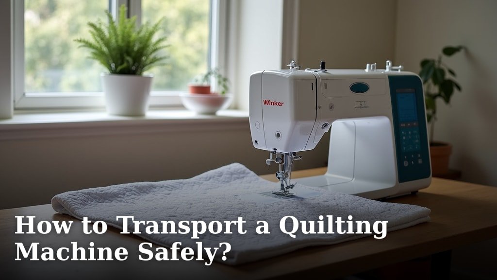 How to Transport a Quilting Machine Safely?