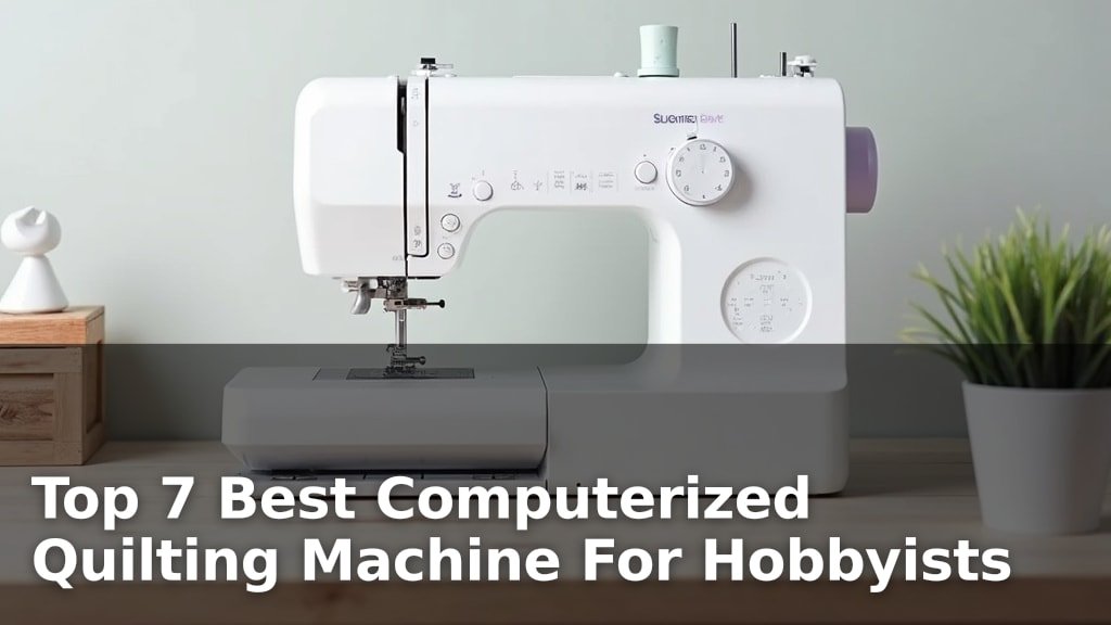 Best Computerized Quilting Machine For Hobbyists