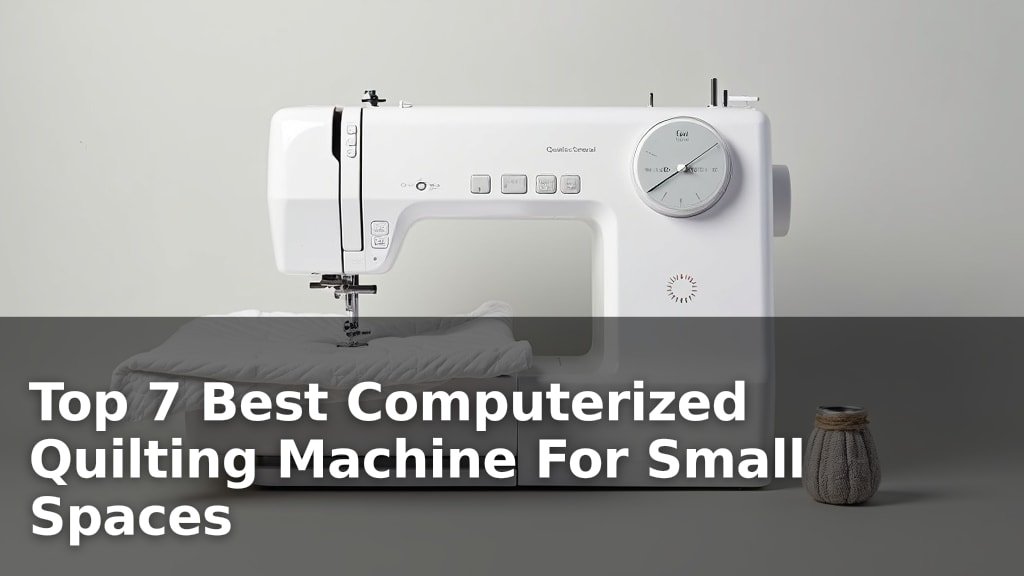 Best Computerized Quilting Machine For Small Spaces