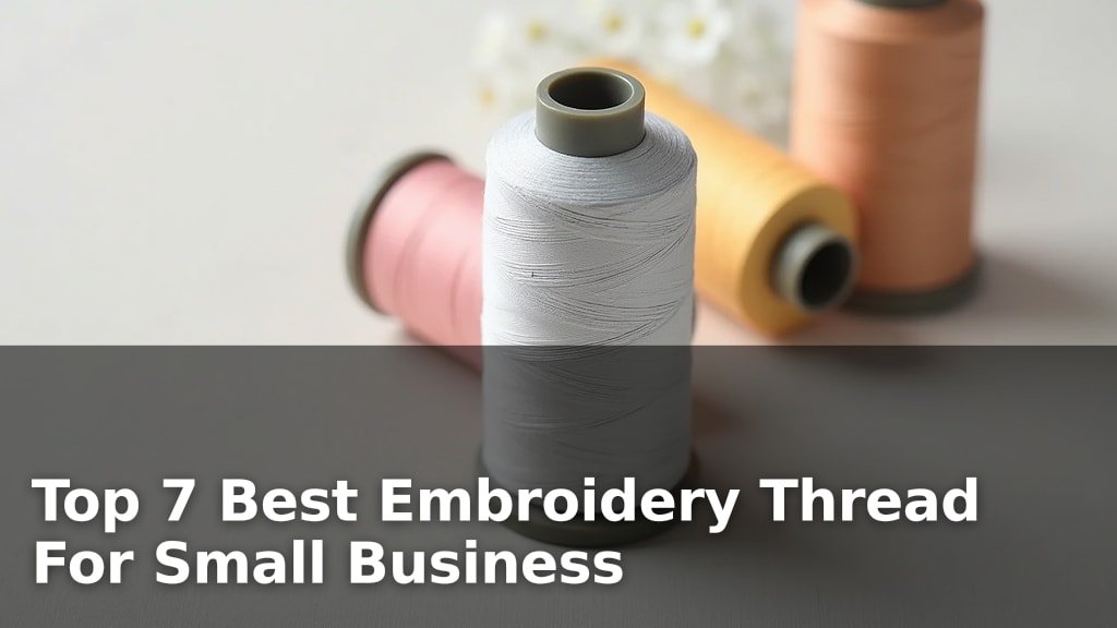Top 7 Best Embroidery Thread For Small Business