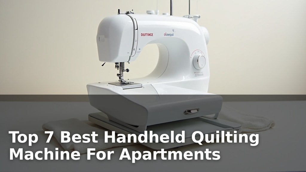 Best Handheld Quilting Machine For Apartments