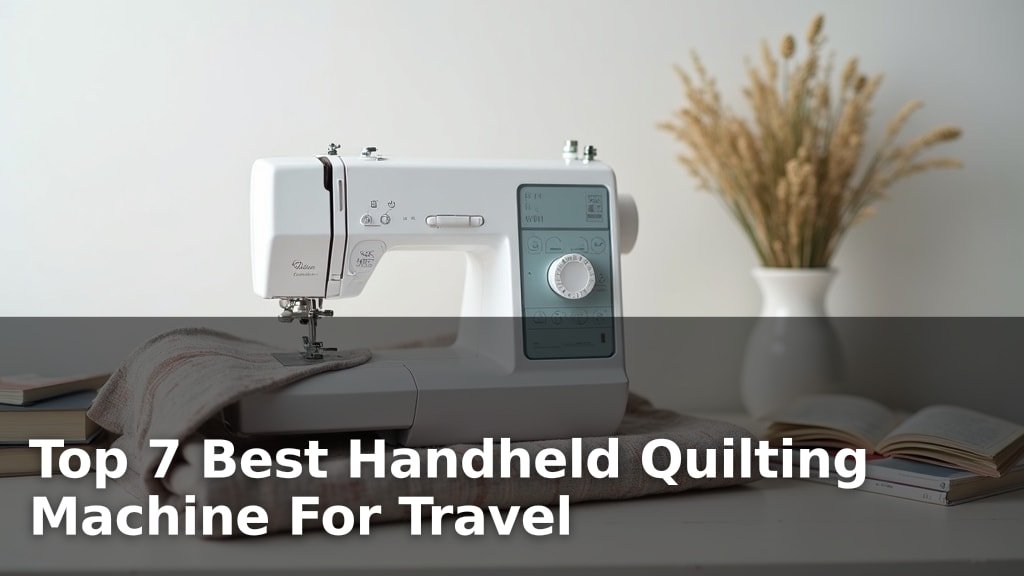 Best Handheld Quilting Machine For Travel