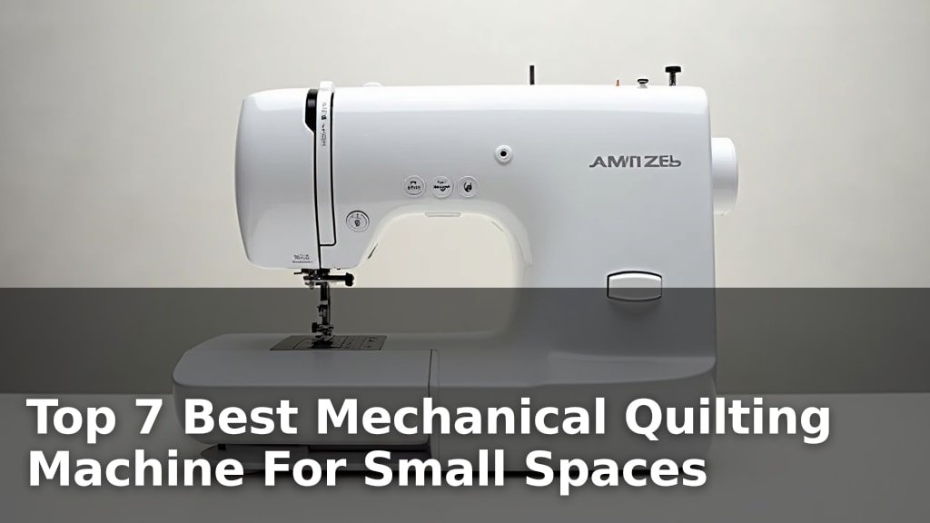 Best Mechanical Quilting Machine For Small Spaces
