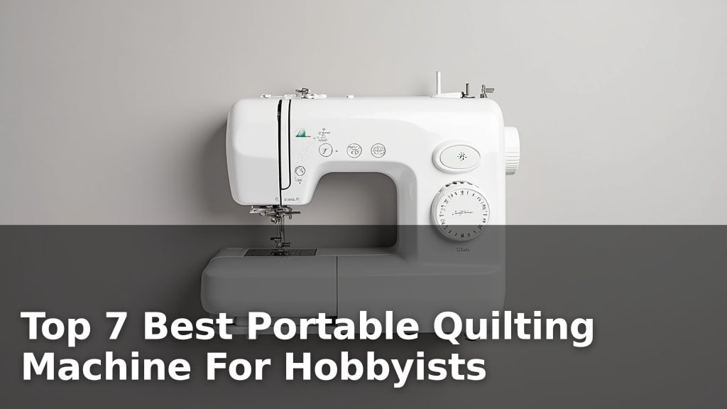 Best Portable Quilting Machine For Hobbyists
