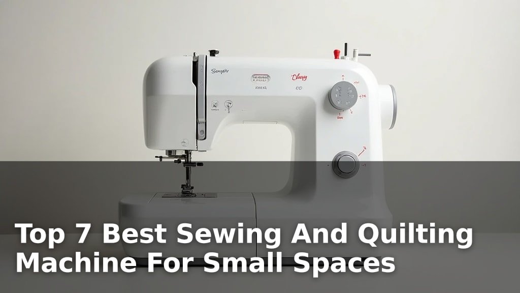 Best Sewing And Quilting Machine For Small Spaces