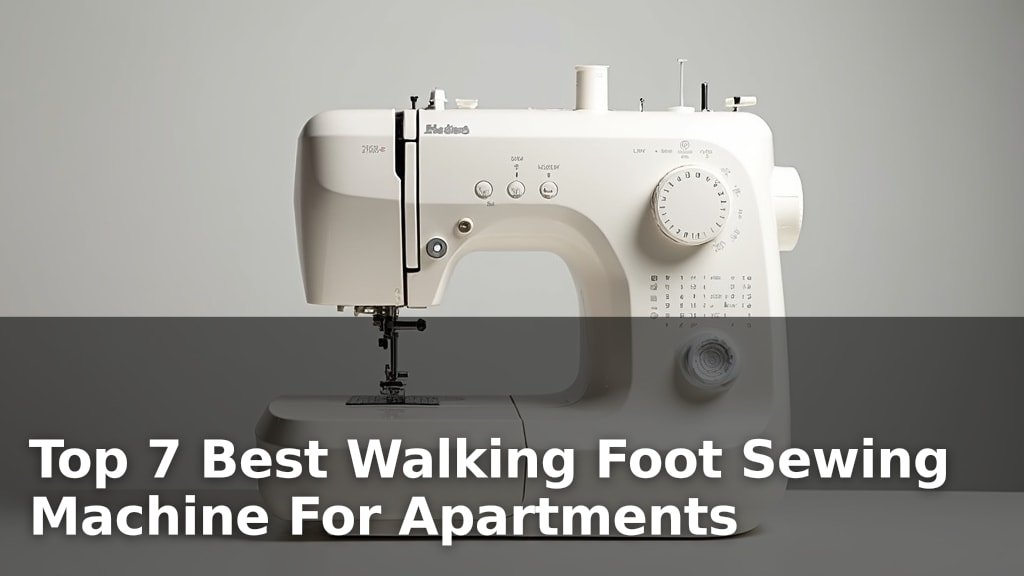 Best Walking Foot Sewing Machine For Apartments