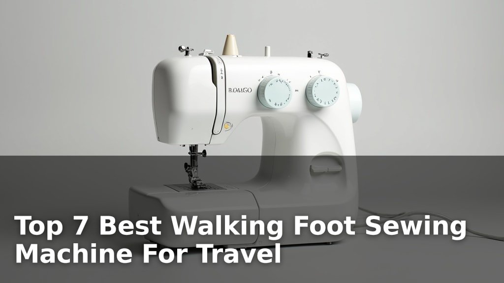 Best Walking Foot Sewing Machine For Travel
