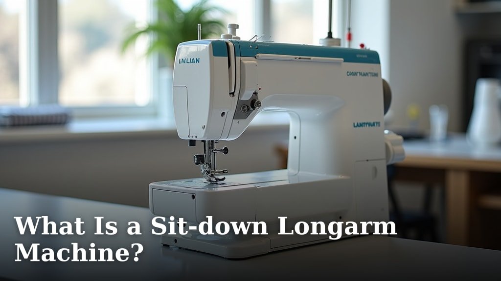 What Is a Sit-down Longarm Machine?