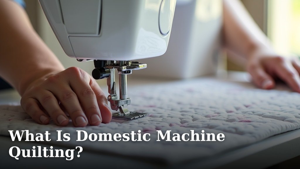 What Is Domestic Machine Quilting?