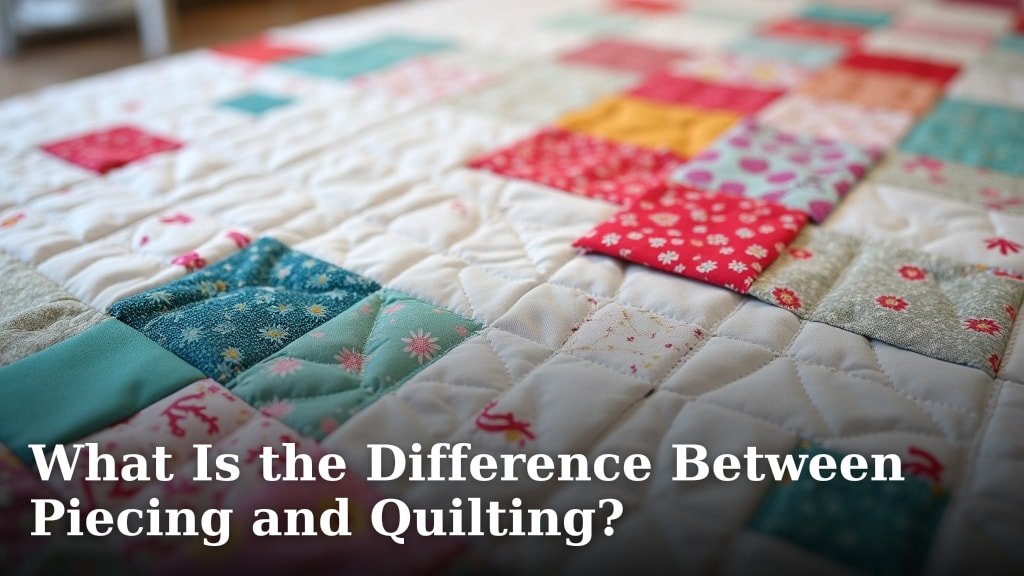 What Is the Difference Between Piecing and Quilting?