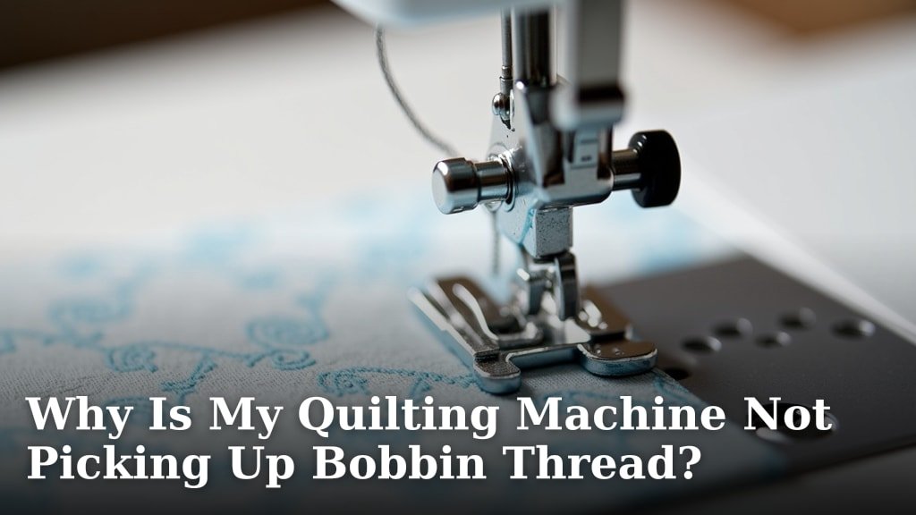 Why Is My Quilting Machine Not Picking Up Bobbin Thread?